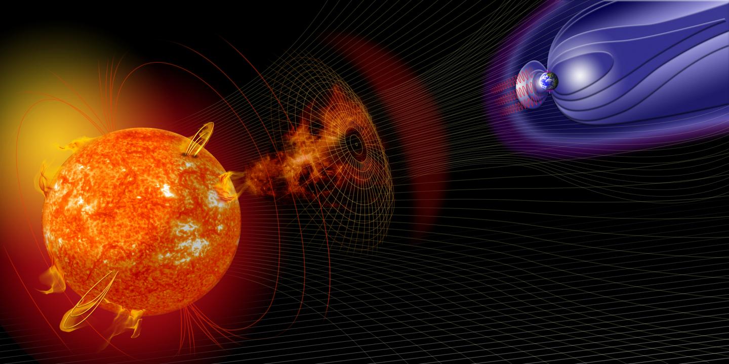 Sun Event Changing Near-Earth Space