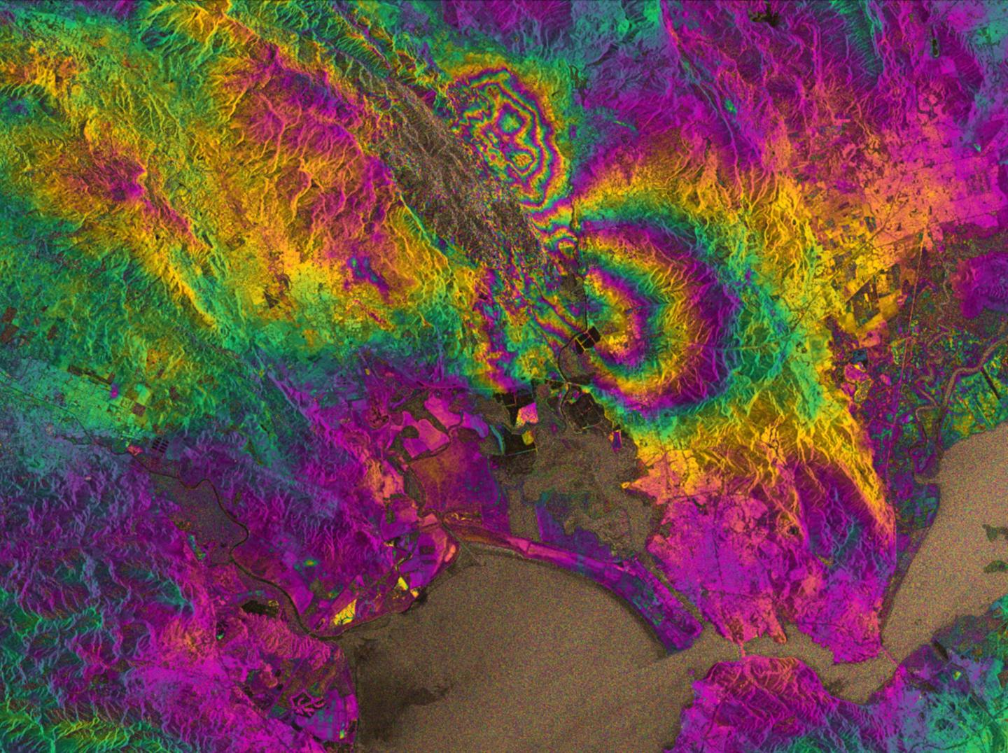 3-D Satellite Image