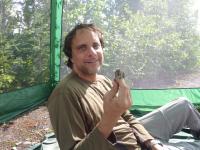 Ravinder Sehgal With Common Redpoll