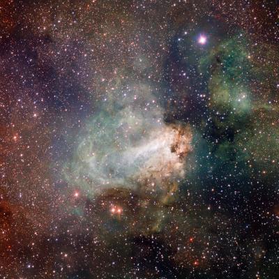 VST Image of the Star-forming Region Messier 17