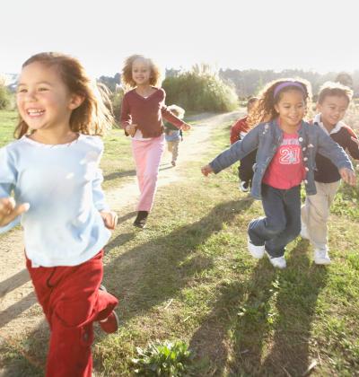 Kids Playing Outside