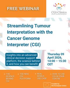 Webinar: European Project Brings AI-Powered Cancer Genome Interpretation Ccloser to the Clinic