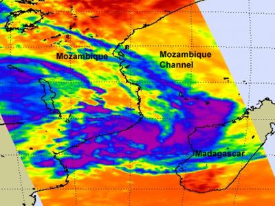 NASA Infrared View of Tropical Storm Funso