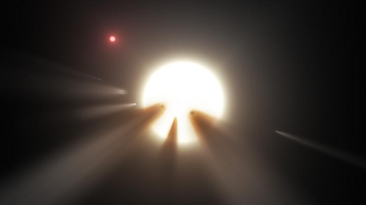 Mysterious Dimming Star