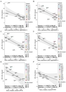 Association analysis between ICI efficacy data and multi-omics data (1)