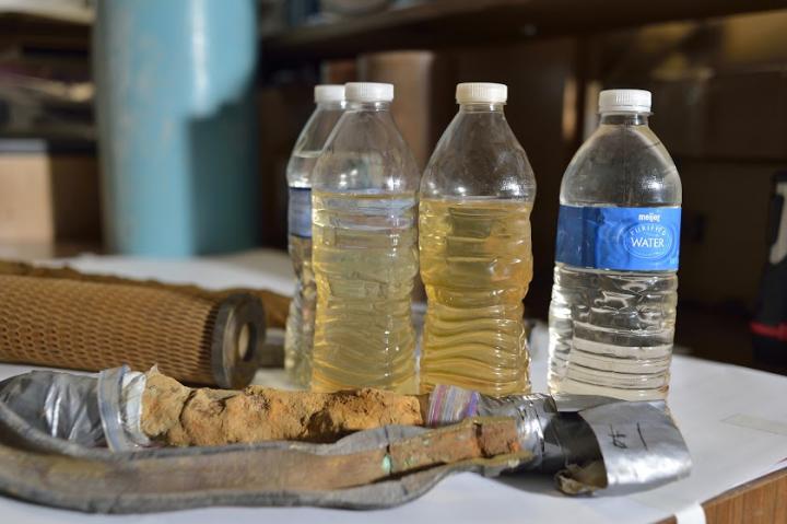 Samples of Discolored Water