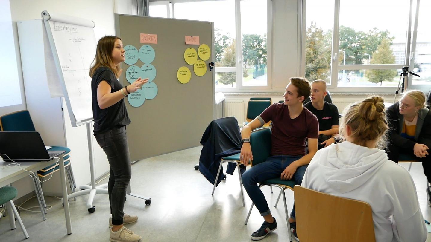 Young competitive athletes in the doping prevention program.