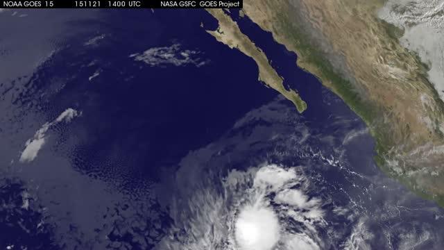 GOES-West Video of Rick