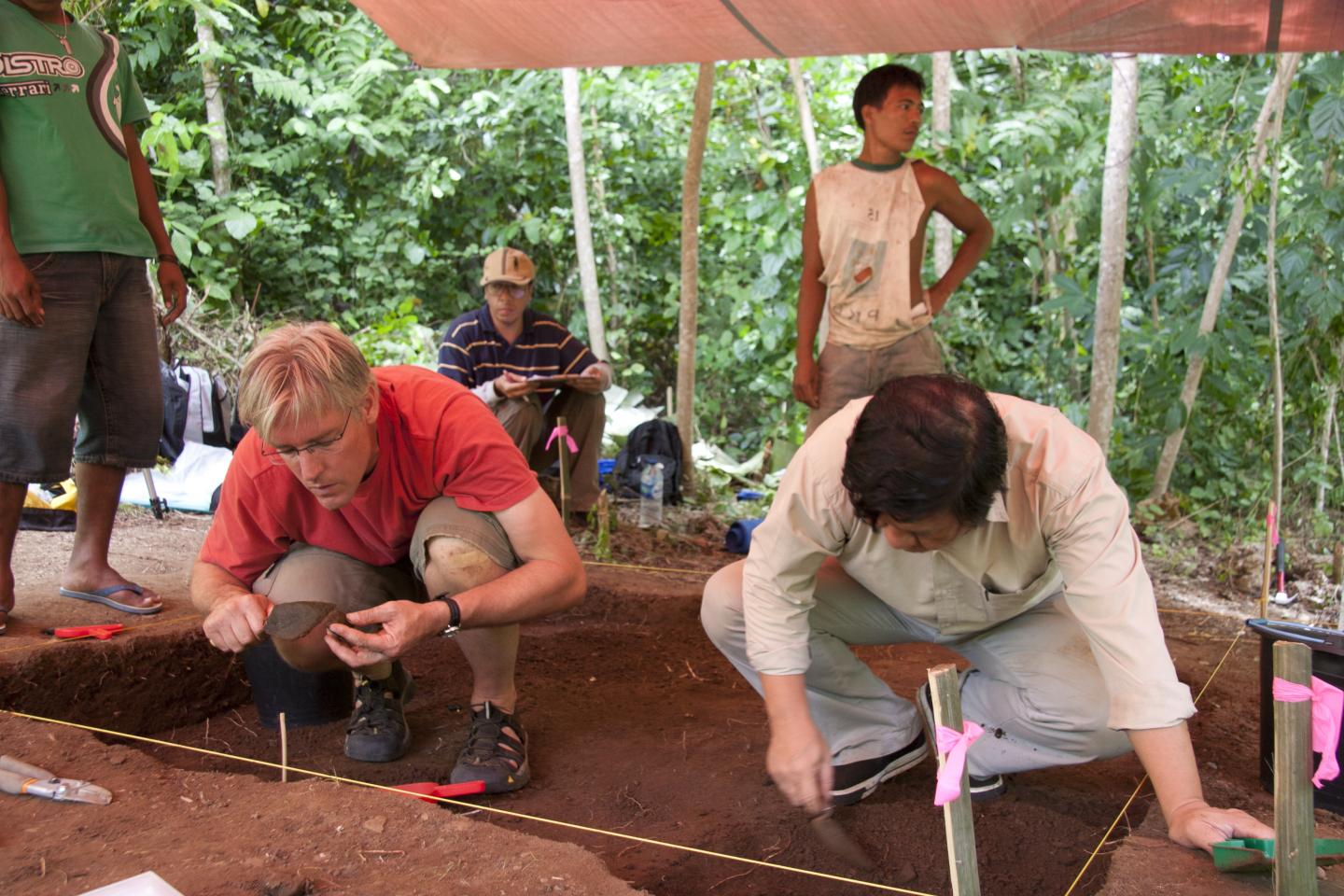 Excavation at Archaeological Site