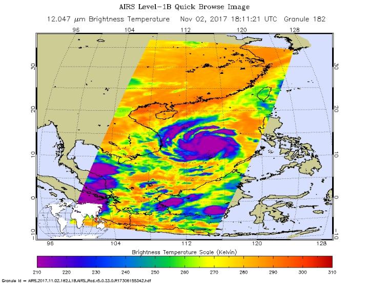 AIRS Image of Damrey