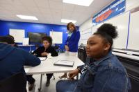 Dr. Martha Tingen and Her Team at the Murphey Middle School (3 of 3)