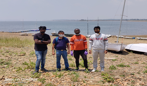Team in the field