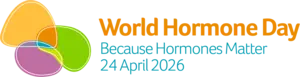 World Hormone Day 2026 logo (landscape)