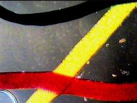 Dyed Wheat Gluten Fibers
