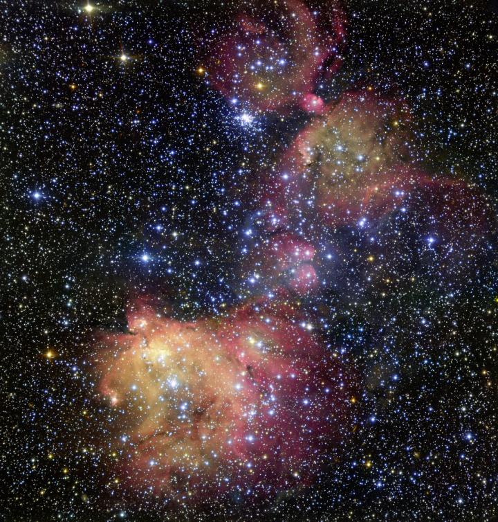 The Glowing Gas Cloud LHA 120-N55 in the Large Magellanic Cloud