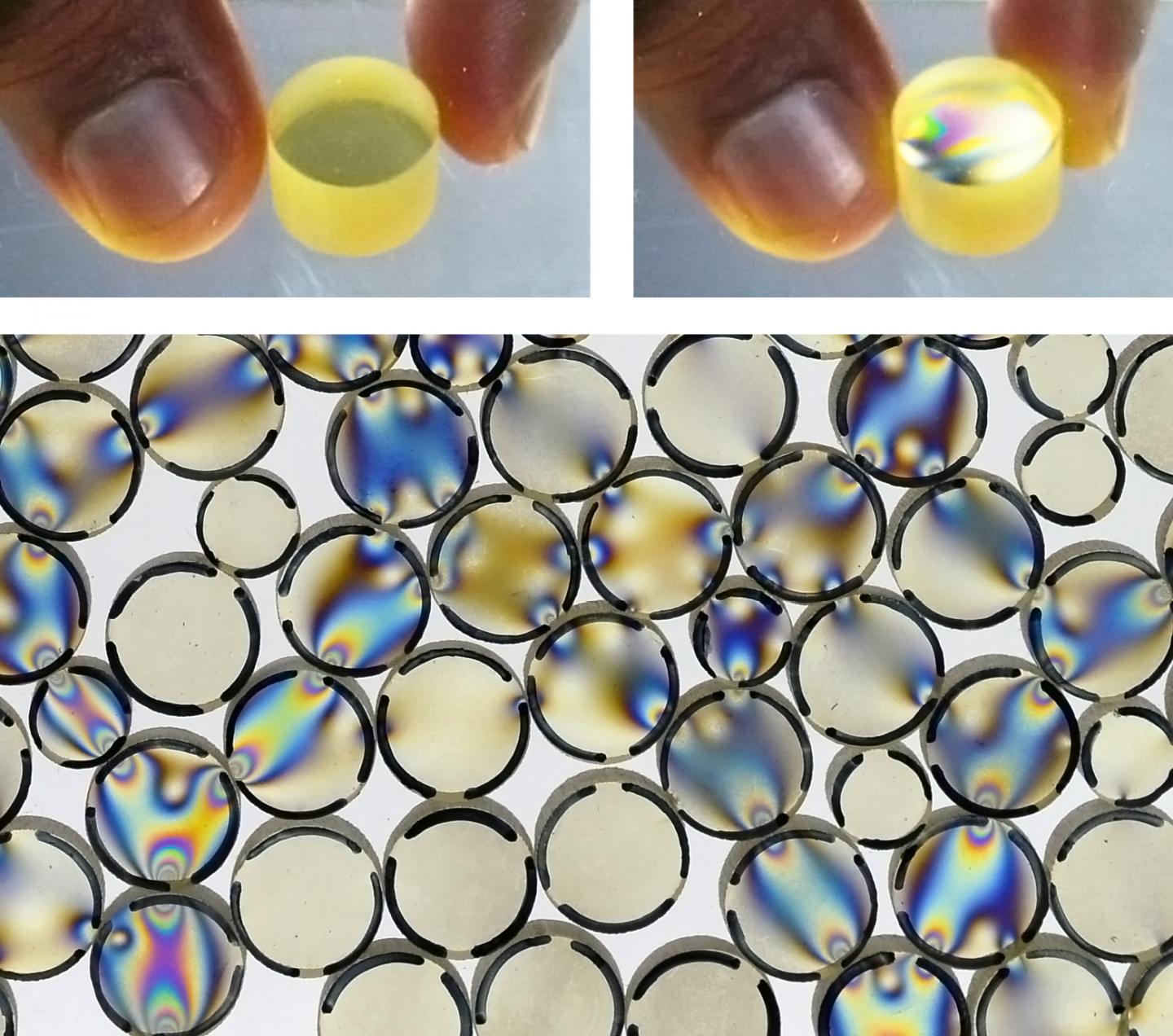 Photo-Elastic Disks