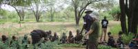 Carla Handley Meeting with Turkana Children and Adults