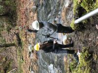 Sampling bedrock