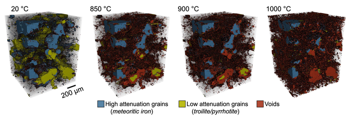 Meteorite Microstructure Renderings