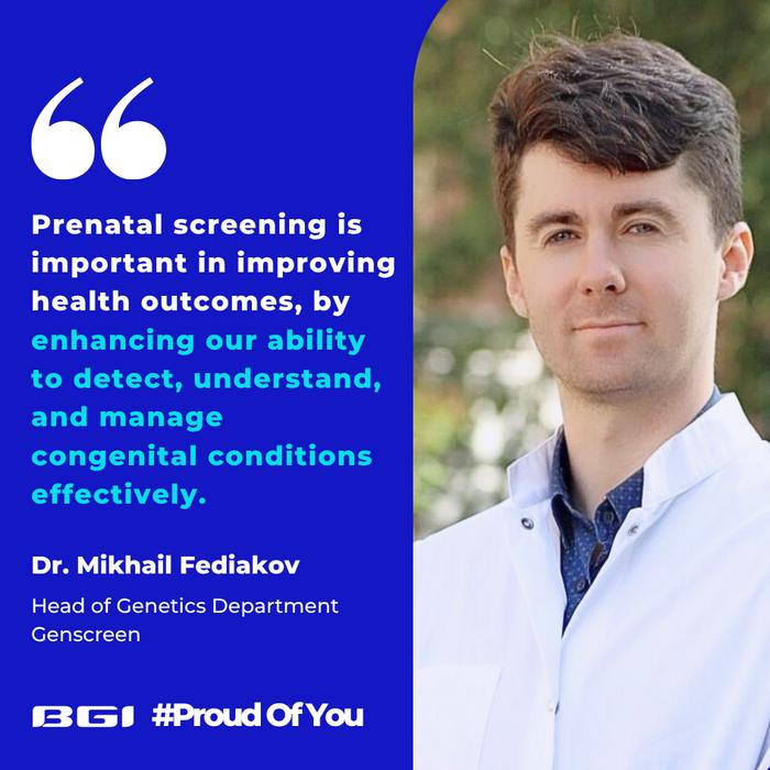Dr. Mikhail Fediakov, a leading geneticist and Head of the Genetics Department at Genscreen, Uzbekistan