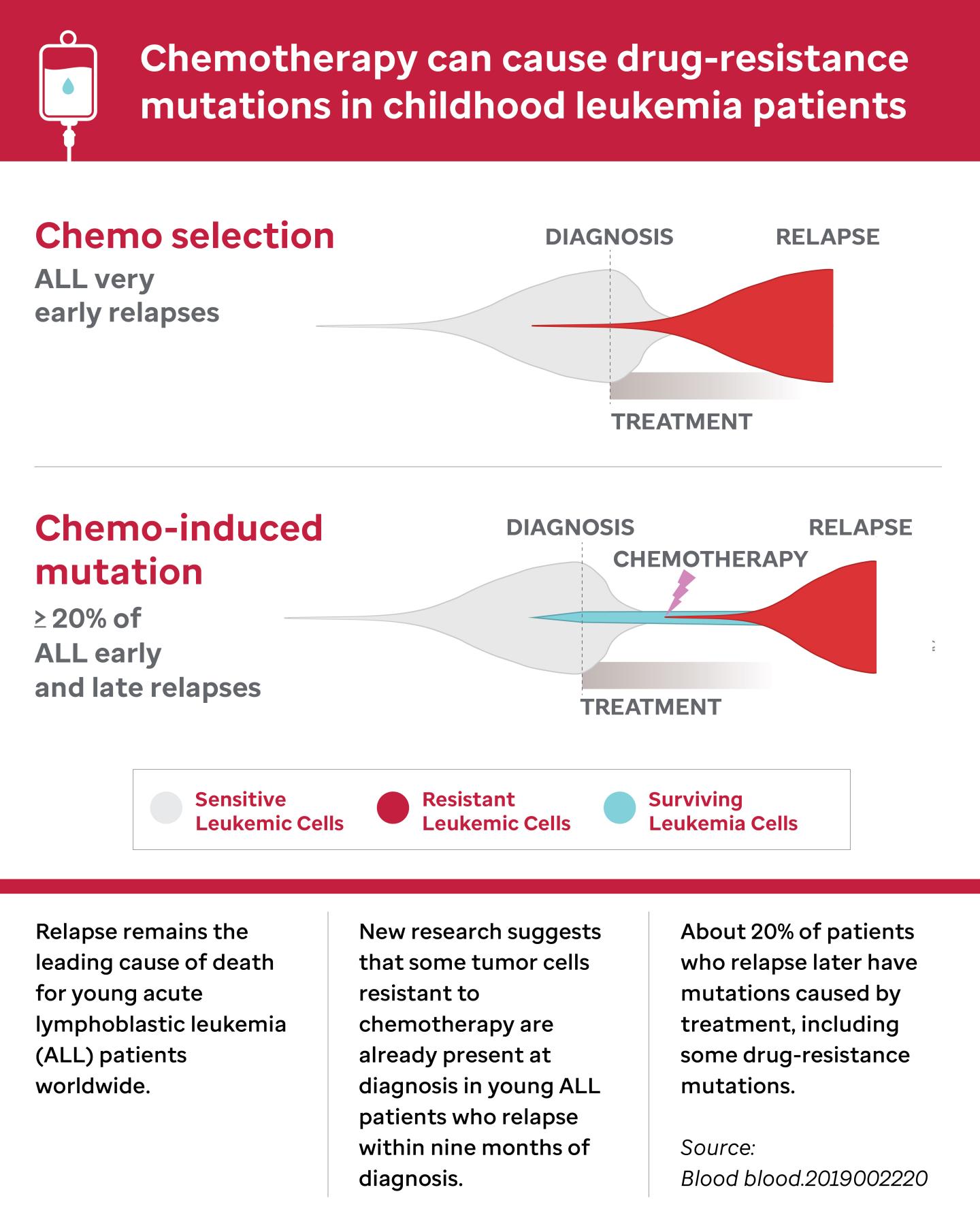 Graphic on Chemotherapy-Induced Mutations in Relapsed All