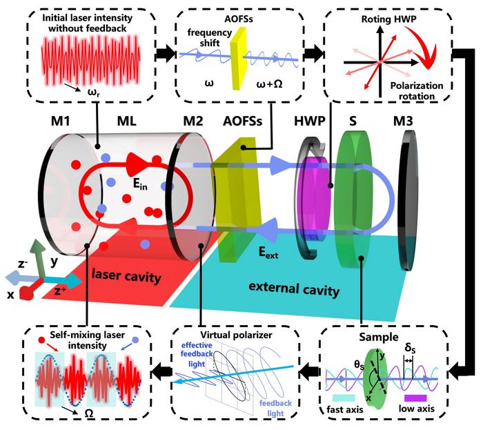 The birefringence measurement model