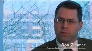 Ron Zimmer, Michigan State University (1 of 2)