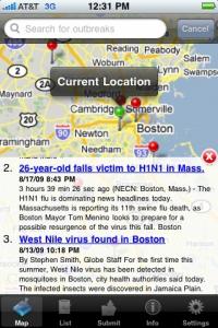 Outbreaks Near Me Locates Infectious Diseases