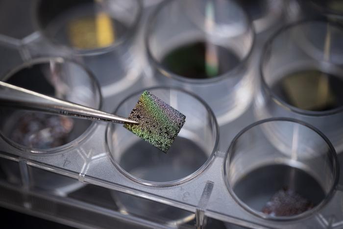 Cosmic dust on a microchip