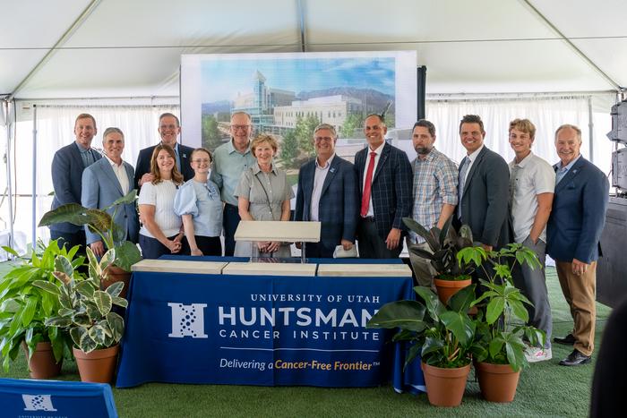 Huntsman Cancer Institute in Vineyard Cornerstone Ceremony