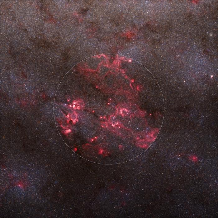 Gaia’s star-formation map (zoom-in)