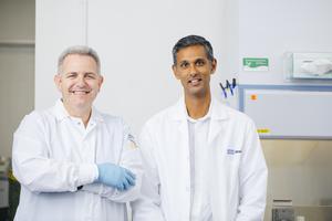Dr. Bennett Novitch and Dr. Ranmal Samarasinghe