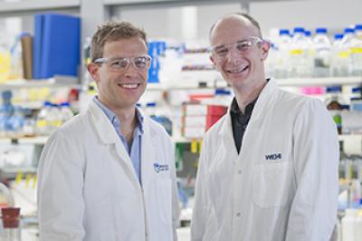 Dr Justin Boddey and Dr Brad Sleebs