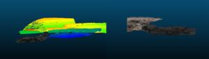 Fig. 5. The result of multi-source point cloud data stitching is as follows.