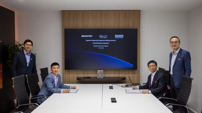 GLOBAL FABLESS SEMICONDUCTOR GIANT MEDIATEK SETS UP S$34M JOINT RESEARCH LAB WITH SUTD
