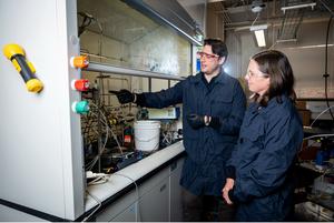 Nate Reed and Ellie Browne