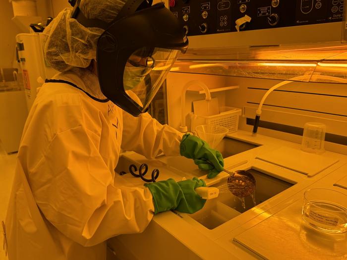Students gain hands-on experience in the UCLA Nanofabrication Lab as part of the Semiconductor Microelectronics Training Program