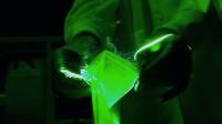 Opening a Bag of Powder