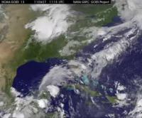 GOES-13 Movie Shows Arlene Developing