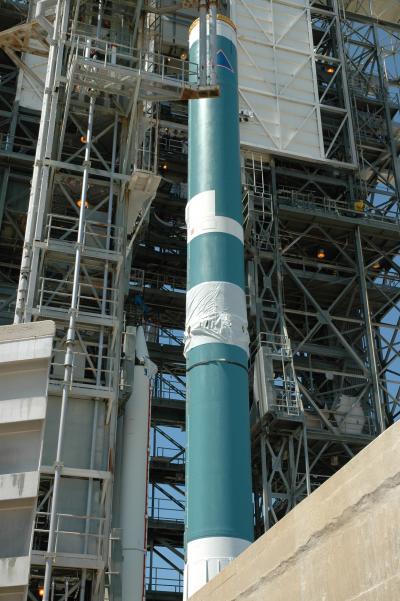 Assembling the Delta II Rocket