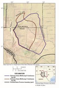 2018 USGS Delaware Basin Assessment Unit Map (3 of 3)