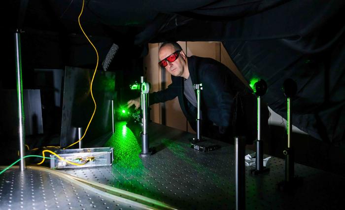 Giacomo Baldi at his Laboratory of Structure and Dynamics of Complex Systems
