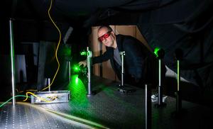 Giacomo Baldi at his Laboratory of Structure and Dynamics of Complex Systems