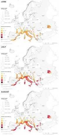Risk areas for June-August