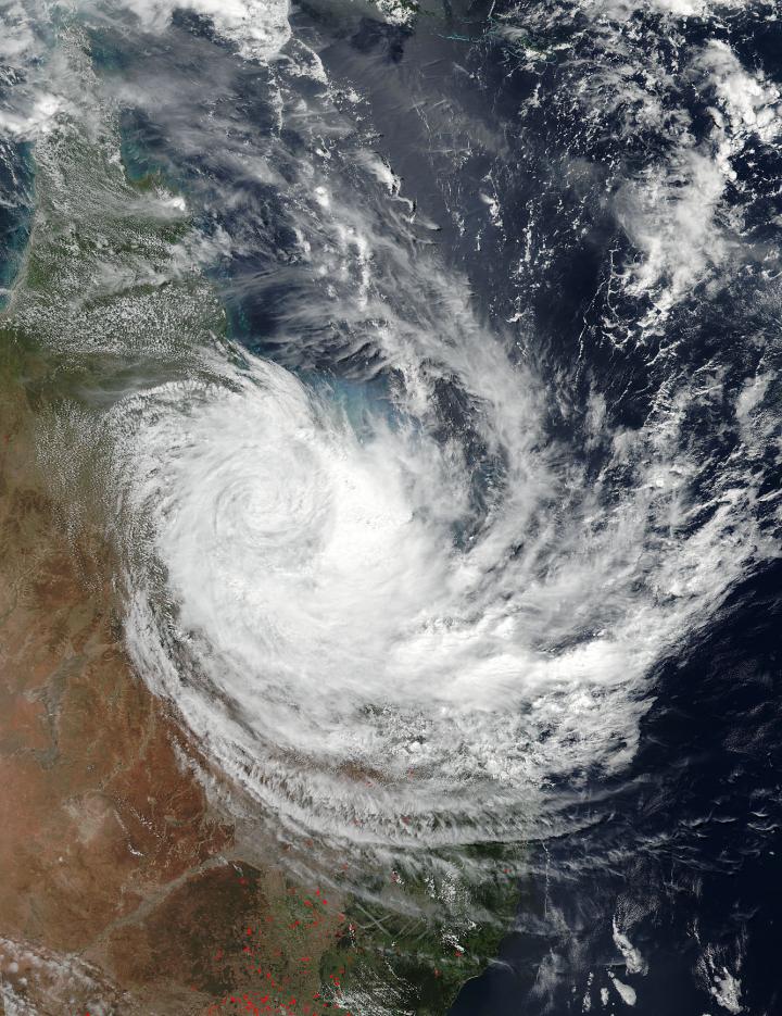 Suomi NPP image of Debbie