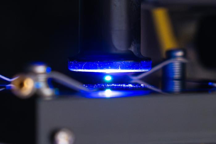 A levitating particle