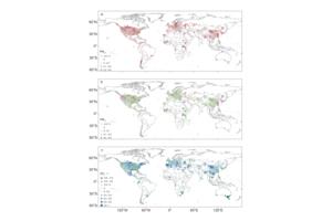 Inter-city interactions of PM2.5, PM10, and SO2-related SDG indicators among global cities.