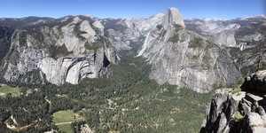 Tenaya Canyon and Yosemite Valley