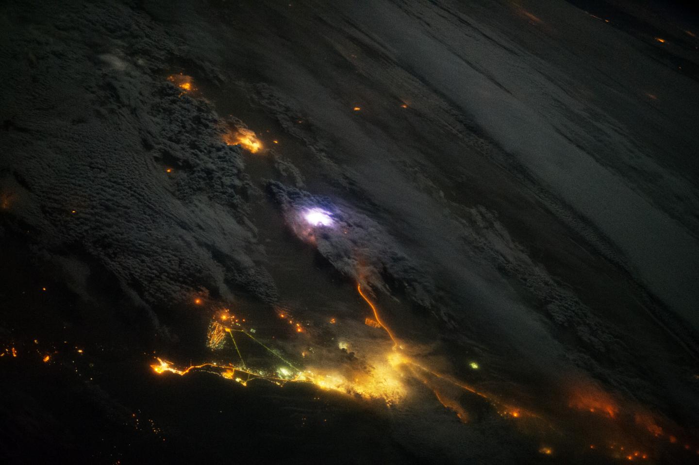 Lightning Seen from Space