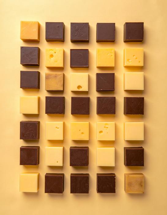 Chocolate and cheese